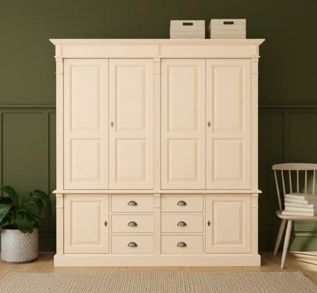 Wardrobe with 6 doors and 6 drawers – SPEC18470_ Culoare _P025 – VOPSIT