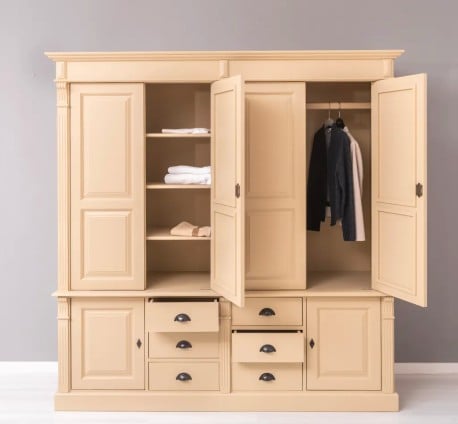 Wardrobe with 6 doors and 6 drawers – SPEC18470_ Culoare _P025 – VOPSIT