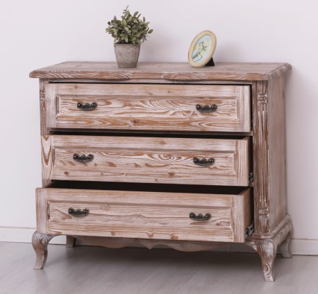 Comoda cu 3 sertare Chic sertare pe sine soft close de la Studio Szel PS646 - Culoare_P071 - PERIAT ADANC