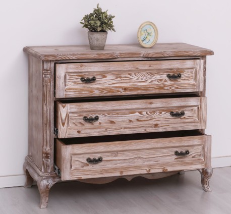 Comoda cu 3 sertare Chic sertare pe sine soft close de la Studio Szel PS646 - Culoare_P071 - PERIAT ADANC