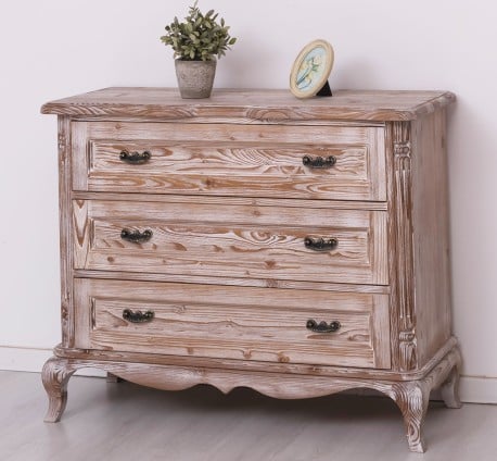 Comoda cu 3 sertare Chic sertare pe sine soft close de la Studio Szel PS646 - Culoare_P071 - PERIAT ADANC