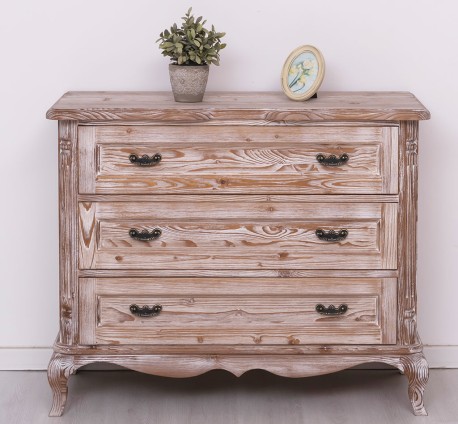 Comoda cu 3 sertare Chic sertare pe sine soft close de la Studio Szel PS646 - Culoare_P071 - PERIAT ADANC