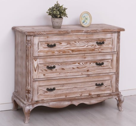 Comoda cu 3 sertare Chic sertare pe sine soft close de la Studio Szel PS646 - Culoare_P071 - PERIAT ADANC