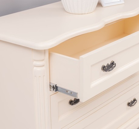 Comoda cu 3 sertare Chic sertare pe sine soft close de la Studio Szel PS646 - Culoare_P025A - VOPSIT ANTICHIZAT