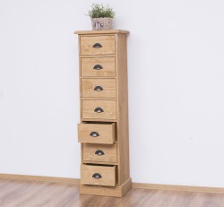 Comoda ingusta cu 7 sertare de la Studio Szel PS276 - Culoare_P002 - CERUIT
