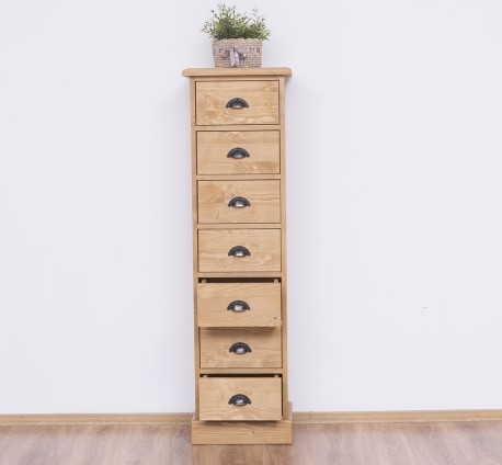 Comoda ingusta cu 7 sertare de la Studio Szel PS276 - Culoare_P002 - CERUIT