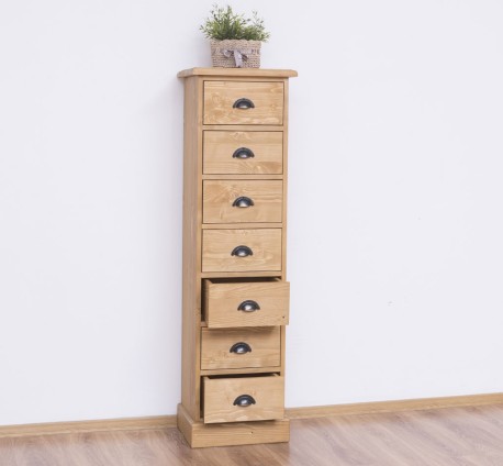 Comoda ingusta cu 7 sertare de la Studio Szel PS276 - Culoare_P002 - CERUIT