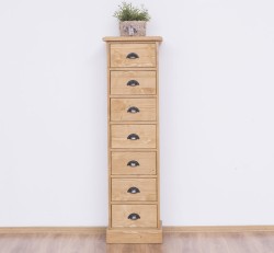 Comoda ingusta cu 7 sertare de la Studio Szel PS276 - Culoare_P002 - CERUIT