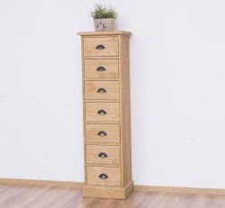 Comoda ingusta cu 7 sertare de la Studio Szel PS276 - Culoare_P002 - CERUIT
