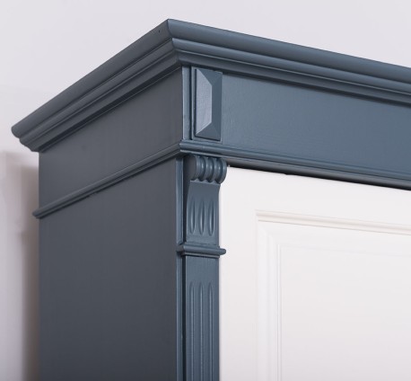 Dulap cu 3 usi si 3 sertare, Colectia Directoire de la Studio Szel PS491 - Culoare Corp_P051 - Culoare Sertare si Usi_P039 - DUBLU COLOR