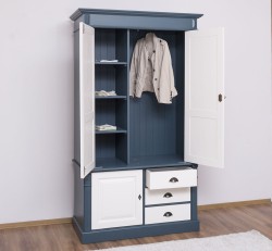 Dulap cu 3 usi si 3 sertare, Colectia Directoire de la Studio Szel PS491 - Culoare Corp_P051 - Culoare Sertare si Usi_P039 - DUBLU COLOR