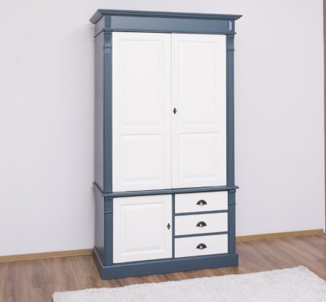 Dulap cu 3 usi si 3 sertare, Colectia Directoire de la Studio Szel PS491 - Culoare Corp_P051 - Culoare Sertare si Usi_P039 - DUBLU COLOR