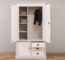 Dulap cu 3 usi si 3 sertare, Colectia Directoire de la Studio Szel PS491 - Culoare Corp_P024 - Culoare Usi si Sertare_P015 - DUBLU COLOR