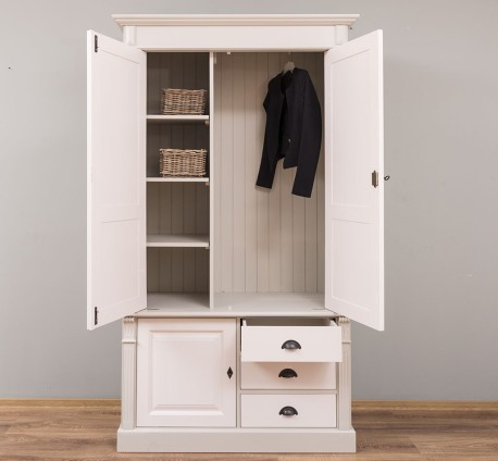 Dulap cu 3 usi si 3 sertare, Colectia Directoire de la Studio Szel PS491 - Culoare Corp_P024 - Culoare Usi si Sertare_P015 - DUBLU COLOR