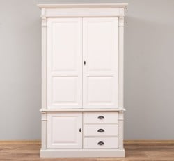 Dulap cu 3 usi si 3 sertare, Colectia Directoire de la Studio Szel PS491 - Culoare Corp_P024 - Culoare Usi si Sertare_P015 - DUBLU COLOR
