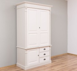 Dulap cu 3 usi si 3 sertare, Colectia Directoire de la Studio Szel PS491 - Culoare Corp_P024 - Culoare Usi si Sertare_P015 - DUBLU COLOR
