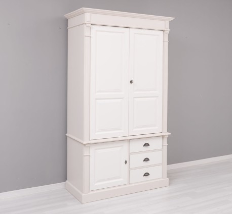 Dulap cu 3 usi si 3 sertare, Colectia Directoire de la Studio Szel PS491 - Culoare Corp_P015 - Culoare Usi si Sertare_P039 - DUBLU COLOR