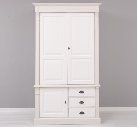 Dulap cu 3 usi si 3 sertare, Colectia Directoire de la Studio Szel PS491 - Culoare Corp_P015 - Culoare Usi si Sertare_P039 - DUBLU COLOR