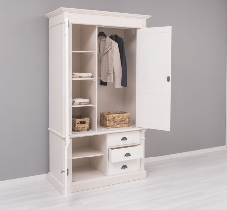 Dulap cu 3 usi si 3 sertare, Colectia Directoire de la Studio Szel PS491 - Culoare Corp_P015 - Culoare Usi si Sertare_P039 - DUBLU COLOR