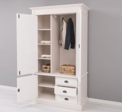 Dulap cu 3 usi si 3 sertare, Colectia Directoire de la Studio Szel PS491 - Culoare Corp_P015 - Culoare Usi si Sertare_P039 - DUBLU COLOR