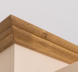 Dulap cu 2 usi de la Studio Szel PS69 - Culoare Corp_P025 - Culoare Cornisa_P002 - DUBLU COLOR