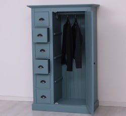 Dulap cu 1 usa, 6 sertare de la Studio Szel PS41 - Culoare_P008 - VOPSIT
