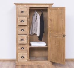 Dulap cu 1 usa, 6 sertare de la Studio Szel PS41 - Culoare_P001 - CERUIT