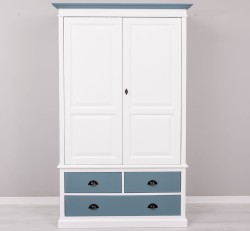 Dulap cu 2 usi si 3 sertare de la Studio Szel PS127 - Culoare Corp_P004 - Culoare Sertare_P008 - DUBLU COLOR