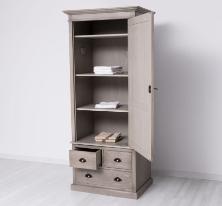 Dulap haine cu 3 sertare de la Studio Szel PS690 - Culoare_P037 - PERIAT USOR