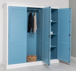 Dulap cu 3 usi, Colectia Shutter de la Studio Szel PS619 - Culoare Corp_P004 - Culoare Usi_P053 - DUBLU COLOR
