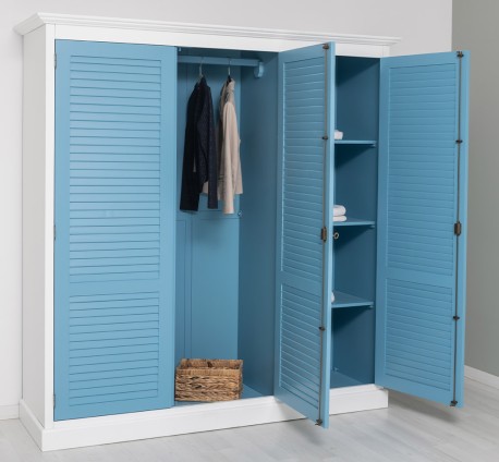 Dulap cu 3 usi, Colectia Shutter de la Studio Szel PS619 - Culoare Corp_P004 - Culoare Usi_P053 - DUBLU COLOR