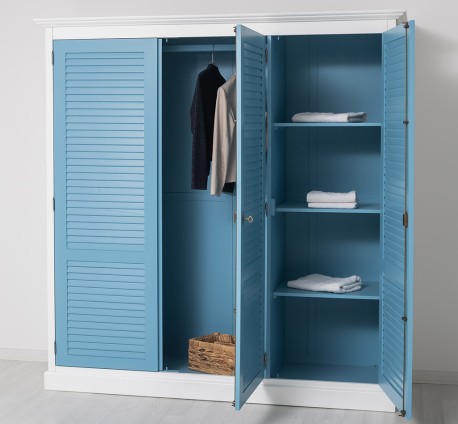 Dulap cu 3 usi, Colectia Shutter de la Studio Szel PS619 - Culoare Corp_P004 - Culoare Usi_P053 - DUBLU COLOR
