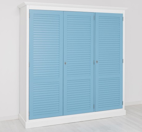 Dulap cu 3 usi, Colectia Shutter de la Studio Szel PS619 - Culoare Corp_P004 - Culoare Usi_P053 - DUBLU COLOR