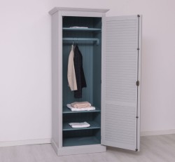 Dulap cu 1 usa, Colectia Shutter de la Studio Szel PS617 - Culoare Ext._P010 / Culoare Int._P008 - DUBLU COLOR