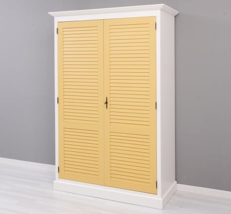 Dulap cu 2 usi, Colectia Shutter de la Studio Szel PS618 - Culoare Corp_P039 - Culoare Usi_P050 - DUBLU COLOR