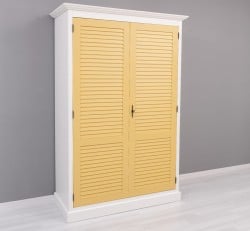 Dulap cu 2 usi, Colectia Shutter de la Studio Szel PS618 - Culoare Corp_P039 - Culoare Usi_P050 - DUBLU COLOR