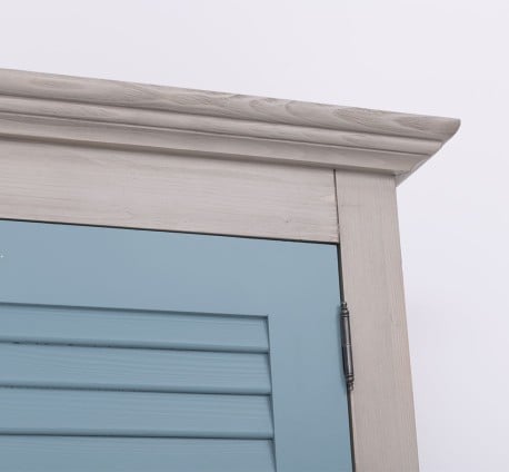 Dulap cu 2 usi, sistem inchidere tija, Colectia Shutter de la Studio Szel PS616 - Culoare Corp_P037 - Culoare Usi_P008 - DUBLU COLOR