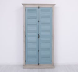 Dulap cu 2 usi, sistem inchidere tija, Colectia Shutter de la Studio Szel PS616 - Culoare Corp_P037 - Culoare Usi_P008 - DUBLU COLOR