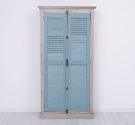 Dulap cu 2 usi, sistem inchidere tija, Colectia Shutter de la Studio Szel PS616 - Culoare Corp_P037 - Culoare Usi_P008 - DUBLU COLOR