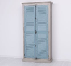 Dulap cu 2 usi, sistem inchidere tija, Colectia Shutter de la Studio Szel PS616 - Culoare Corp_P037 - Culoare Usi_P008 - DUBLU COLOR