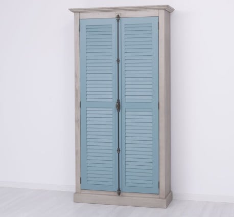 Dulap cu 2 usi, sistem inchidere tija, Colectia Shutter de la Studio Szel PS616 - Culoare Corp_P037 - Culoare Usi_P008 - DUBLU COLOR