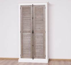 Dulap cu 2 usi, sistem inchidere tija, Colectia Shutter de la Studio Szel PS616 - Culoare Corp_P004 - Culoare Usi_P037 - DUBLU COLOR