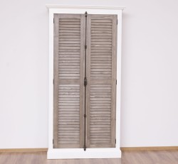 Dulap cu 2 usi, sistem inchidere tija, Colectia Shutter de la Studio Szel PS616 - Culoare Corp_P004 - Culoare Usi_P037 - DUBLU COLOR