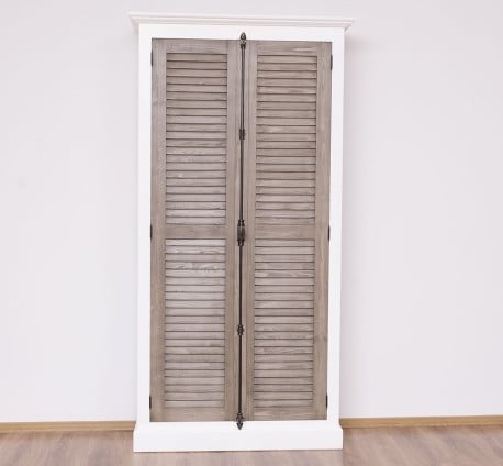 Dulap cu 2 usi, sistem inchidere tija, Colectia Shutter de la Studio Szel PS616 - Culoare Corp_P004 - Culoare Usi_P037 - DUBLU COLOR