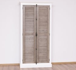 Dulap cu 2 usi, sistem inchidere tija, Colectia Shutter de la Studio Szel PS616 - Culoare Corp_P004 - Culoare Usi_P037 - DUBLU COLOR