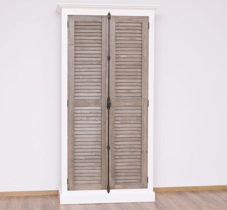 Dulap cu 2 usi, sistem inchidere tija, Colectia Shutter de la Studio Szel PS616 - Culoare Corp_P004 - Culoare Usi_P037 - DUBLU COLOR