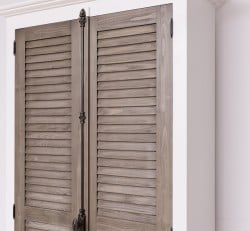 Dulap cu 2 usi, sistem inchidere tija, Colectia Shutter de la Studio Szel PS616 - Culoare Corp_P004 - Culoare Usi_P037 - DUBLU COLOR