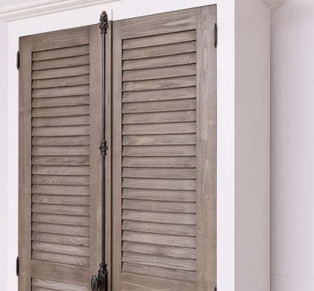Dulap cu 2 usi, sistem inchidere tija, Colectia Shutter de la Studio Szel PS616 - Culoare Corp_P004 - Culoare Usi_P037 - DUBLU COLOR