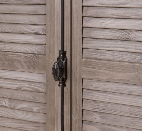Dulap cu 2 usi, sistem inchidere tija, Colectia Shutter de la Studio Szel PS616 - Culoare Corp_P004 - Culoare Usi_P037 - DUBLU COLOR