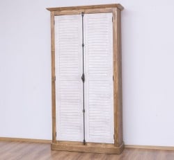 Dulap cu 2 usi, sistem inchidere tija, Colectia Shutter de la Studio Szel PS616 - Culoare Corp_P001 - Culoare Usi_P080 - DUBLU COLOR